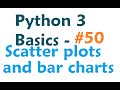 Python 3 Programming Tutorial - Scatter plots and bar charts