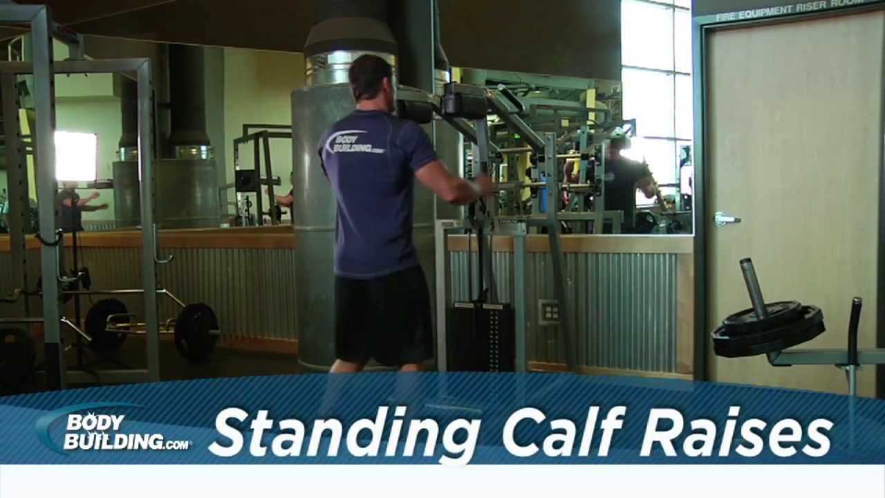 Standing Calf Raises - Calves Exercise - Bodybuilding.com - YouTube