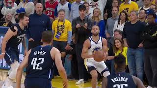 LUKA TO CURRY "NO WAY YOU HIT THAT" AFTER CURRY MOCKS HIM!