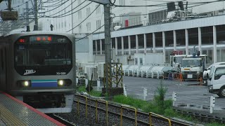 JR池袋駅上り1番線から埼京線91りんかい線直通快速新木場行き70-000形2編成1390FがJR新宿駅へと発車！