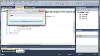 Visual Basic - 99 - More On Multiple Forms