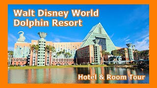 The Walt Disney World Dolphin Resort - Hotel \u0026 Room Tour