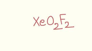 XeO2F2 VESPR diagram