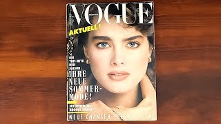 1984 March ASMR Magazine Flip Through: German Vogue w Brooke Shields, Rene Simonsen