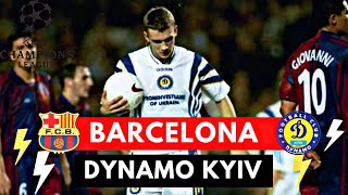 Barcelona vs Dynamo Kyiv 0-4 All Goals & Highlights ( 1997 UEFA Champions League )
