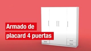 ¿Como armar un placard 4 puertas dielife? | Easy Argentina