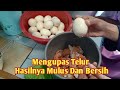 Cara Mudah Mengupas Kulit Telur Setelah Di Rebus#shorts