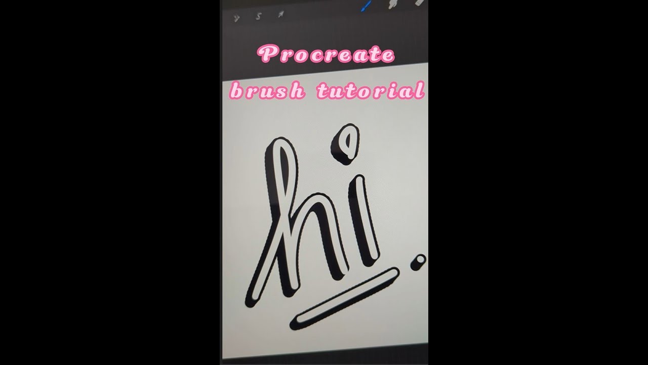 Procreate Brush Tutorial Procreatetutorial Procreatetrick