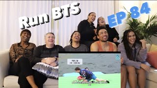 MY FAMILY REACTS TO RUN BTS EP 84