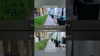Google Pixel 7 Pro vs iPhone 14 Pro Max - Video Stabilisation Test