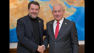 SALVINI A GERUSALEMME, CONFERENZA STAMPA AL TERMINE DELLA MISSIONE IN ISRAELE