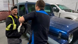 ROBBY & HILLBILLY BATTLE IT OUT!!! Uncle Randy's Jeep Wrangler Is Getting A Make Over!