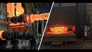Amazing Factory machines - Extreme Dangerous Biggest Heavy Duty Hammer Forging Factory