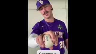 Paul Skenes shows is pitch grips