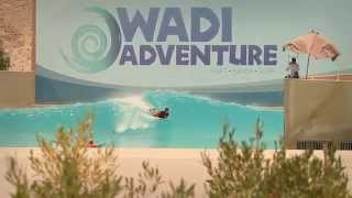 Bodyboarding at the Wadi Adventure Wave Pool