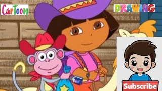Digital art gallery of Dora | Dora the explorer drawing
