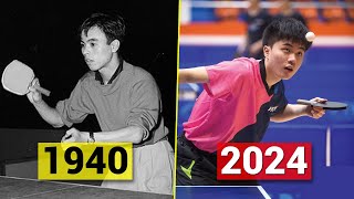 Table Tennis Serve Evolution 1940-2024