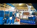 70 to 300 Liter Plastic Drum Making Process│Plastic Drum Manufacturing 2024│Bs Factory TV