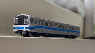 自製台北捷運C321型電聯車模型 (1:160N ) Taipei Metro C321 handmade Model Production process