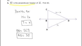 5-2 Using Perpendicular Bisectors