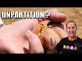Can you UNPARTITION a table that is partitioned?