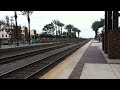 bnsf4491 is going west bound through fulton station in la