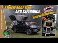 Review tenda atas mobil yang ada sun roofnya / Roof tent ARB Esperance RTT