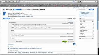 Using Delicious.com Part 2