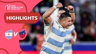 Los Pumas edge physical battle | Argentina v Samoa | Rugby World Cup 2023 Highlights