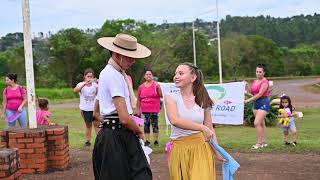 Ruta de la Paz Misiones 2022 en Comandante Andresito en marco del octubre rosa 20-10-2022