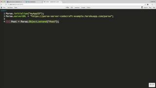 EP9 - Parse Server: How to define classes and create objects?