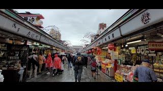 A walk down the NAKAMISE-DORI and the SENSO-JI TEMPLE - JAPAN, TOKYO