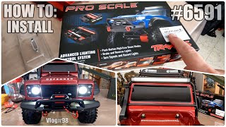 How to install Traxxas Defender TRX-4 Pro Scale Advanced Light Control System (#6591) #98