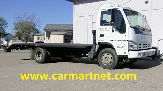 2006 Isuzu NPR HD Turbo Diesel Flatbed Truck Full Review by CarMart Net