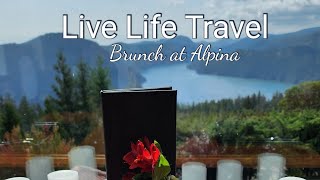 Brunch at Alpina Restaurant, Villa Eyrie Resort, Malahat, BC