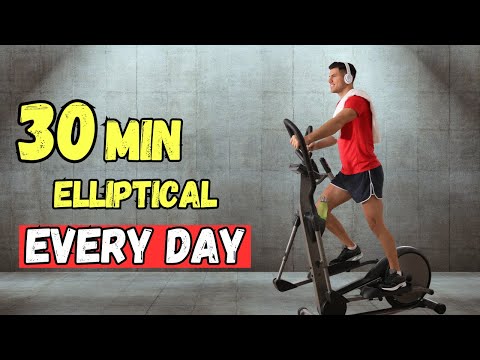 How many calories does 30 minutes of cross trainer burn?