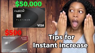 CREDIT INCREASES EVERY 2 MONTHS (How To INSTANTLY increase your credit limit)