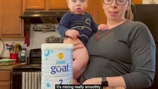 Review Jovie Goat Stage 2 European Organic Baby Formula  - Courtney