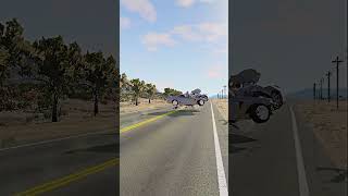 Unsuccessful overtaking Crazy car crash sim#174#shorts