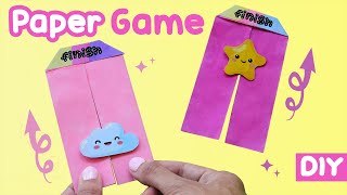 Racing paper game, paper games for kids