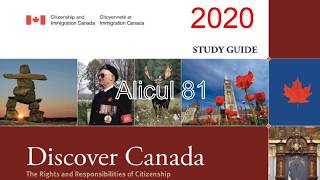 CANADIAN CITIZENSHIP STUDY GUIDE 2020-DISCOVER CANADA