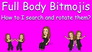 Finding and Rotating Popular Bitmojis