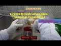 Common Bacterial Culture Media Preparation Demonstration/ Macconkey, Blood and Muller-Hinton agar