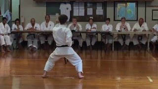 Evan - Sandan Exam 2016 Kata Empi at ISKF Headquarters in Philadelphia