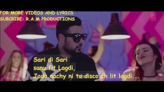 Move your lakk (Lyrics) |Diljit Singh and Badshah | Movie Noor 2017|
