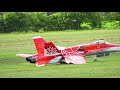 huge rc royal canadian air force cf 18 rc turbine jet flight demonstration