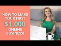 90 Days To Make $1,000 in an Online Business!  | Free Masterclass