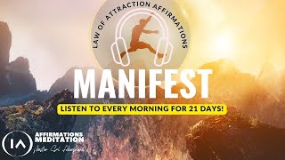 Miracle Morning Affirmations | Kick Start Your Day with Positive Vibrations [Law of Attraction]