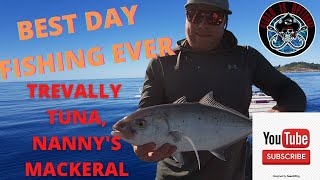 Great Fishing Mackay Offshore, caught Tuna / Mackeral /  Trevally / Nannygai.   Great Fishing