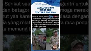Pedagang Baso Tahu di Bandung Viral, Diborong Tentara Amerika hingga Rela Antre dan Acungkan Jempol